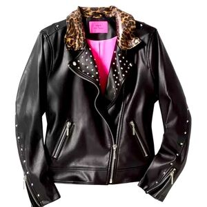 Betsy Johnson X Torrid Faux Leather Moto Jacket